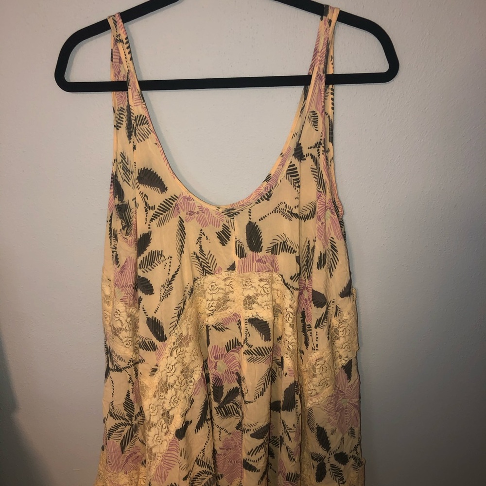 Free People Patterned Tank Top